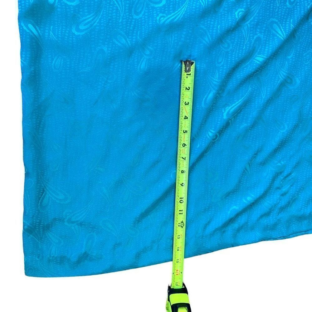 Vintage Schrader Sport Oversized Teal Green Mumu Women’s Size 20W - Picture 5 of 10